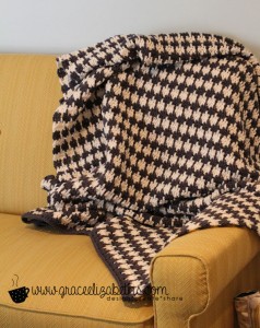 Houndstooth Blanket by Grace Elizabeths