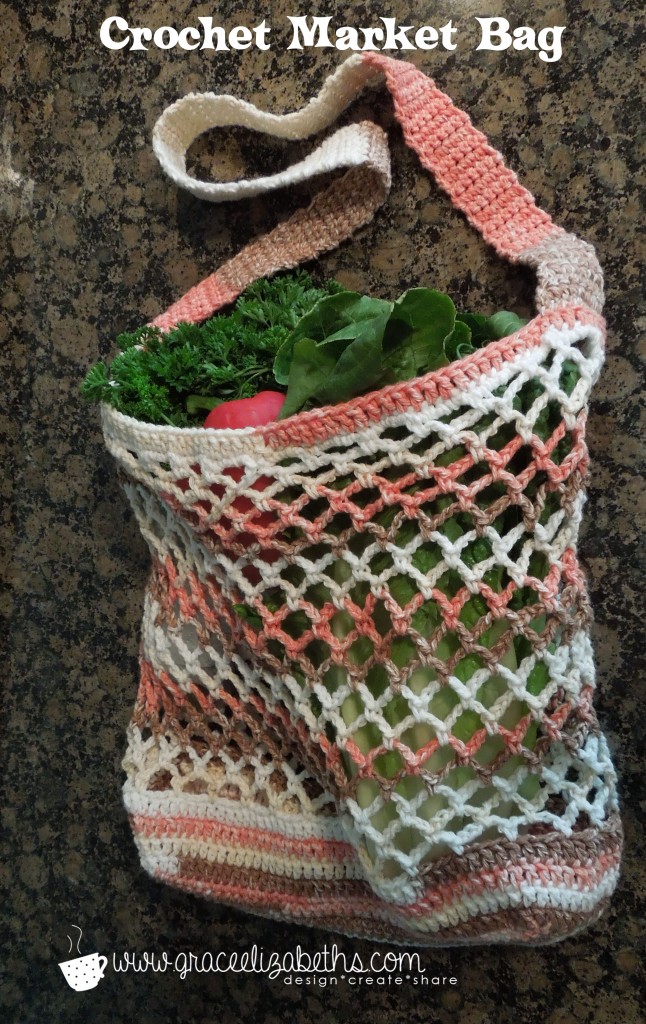 Crochet Market Bag by #GraceElizabeths