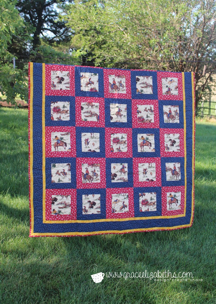 Cowboy Western Quilt - Grace Elizabeth's