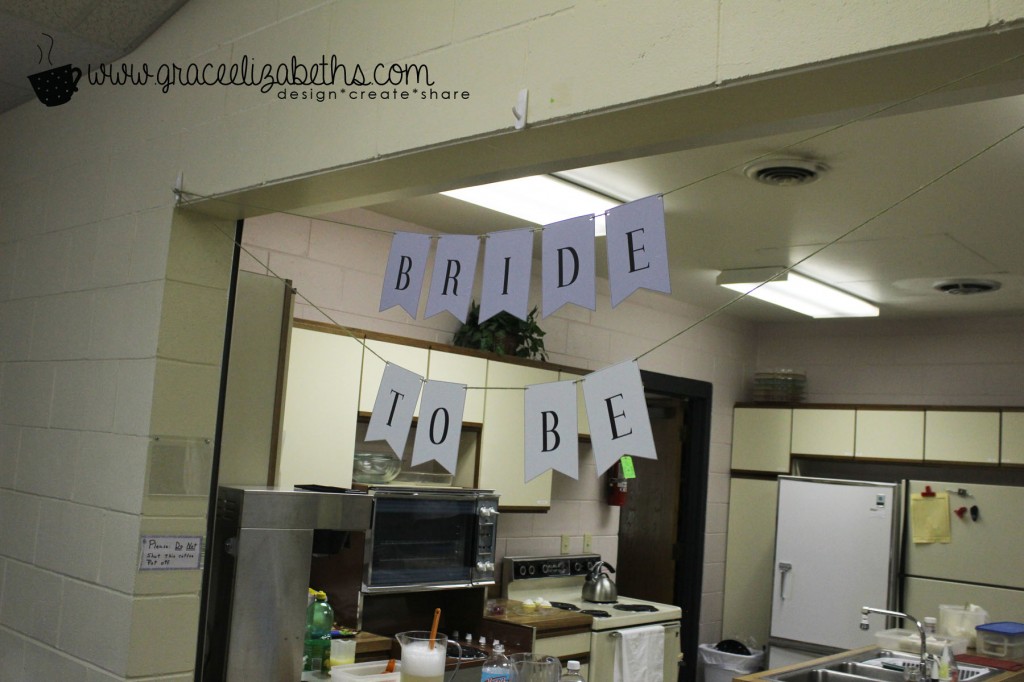 bride to be banner @geinc