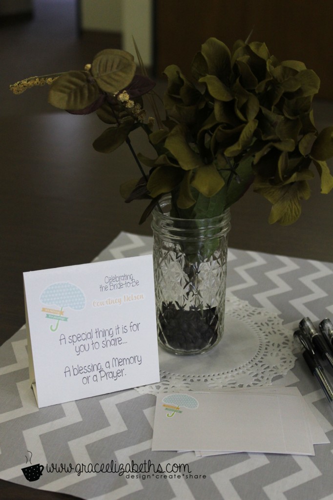 umbrella bridal shower table scape @geinc