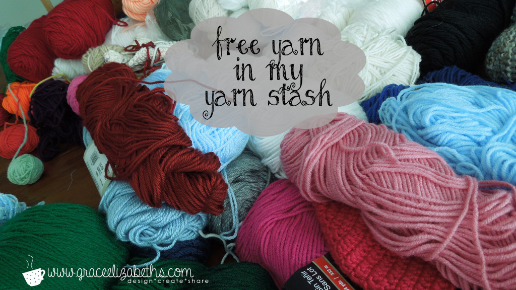 Yarn Stash Busters:  New blog post series at www.graceelizabeths.com