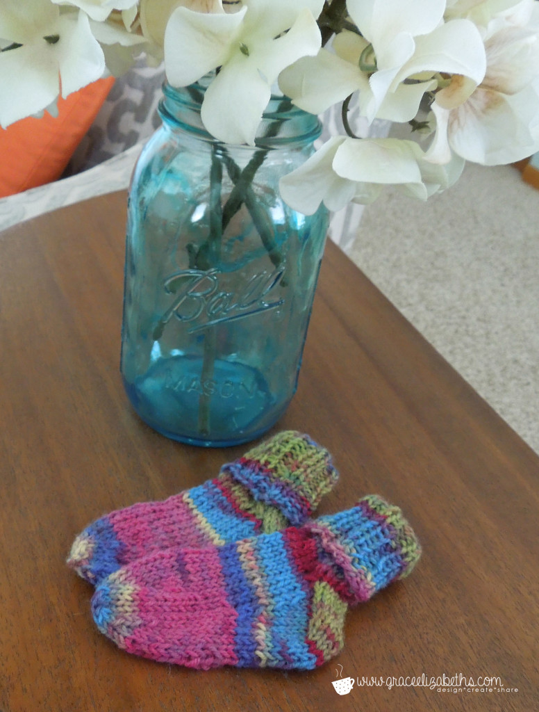 Yarn Stash Buster: Baby Socks by Grace Elizabeth's