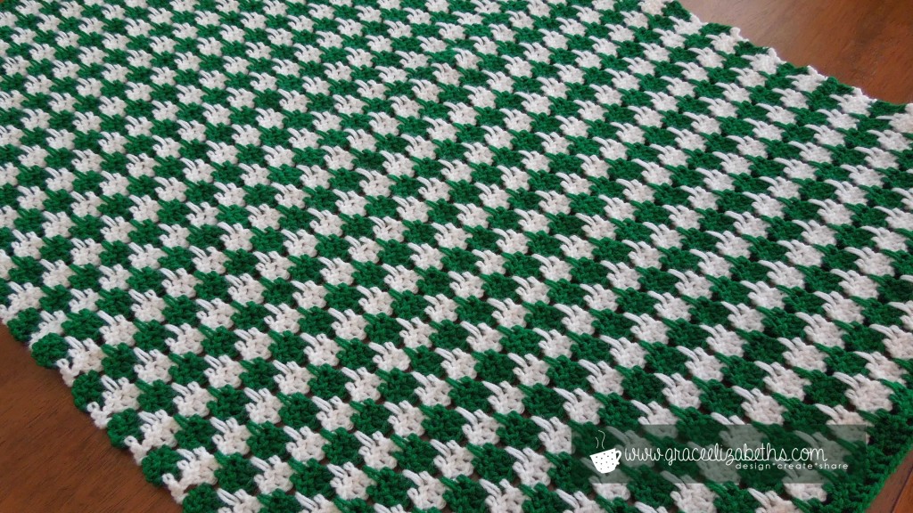 Baby Houndstooth Blanket Design