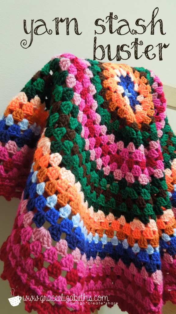 Yarn Stash Buster: Crochet Circle Baby Blanket