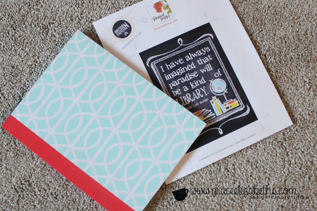 easy diy reading journal #GEinc