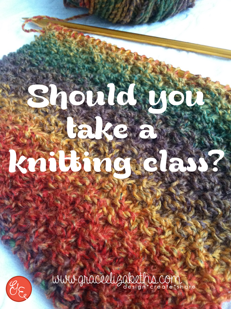 Should you take a knitting class?