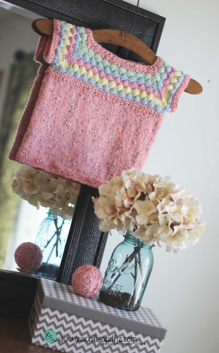 How to Pay Zero for a Cute Baby Sweater by GraceElizabeths.com #Knitting