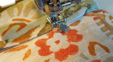 Pivot and sew to seam