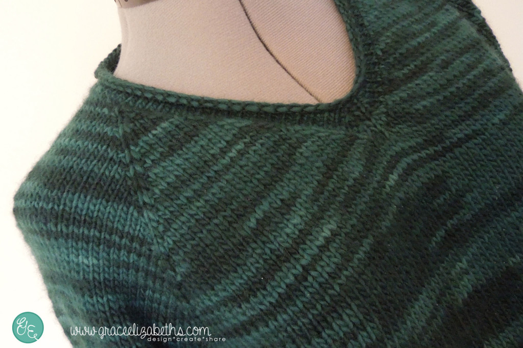 V-Neck view of Easy No-Nonsense Sweater