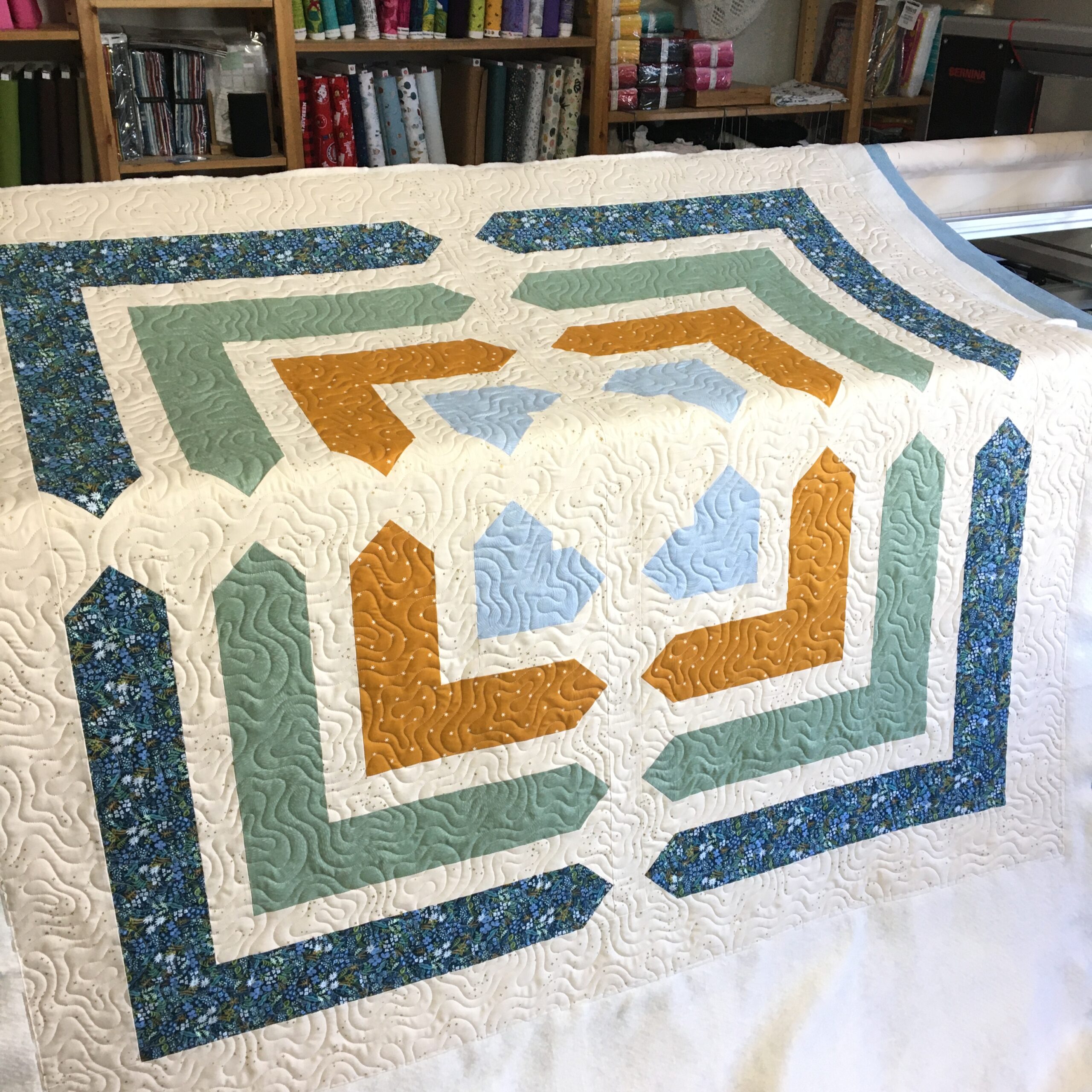 Malachite Edge-to-Edge Quilting Service (Deposit Only) - Grace Elizabeth's