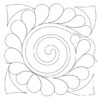 Wheel of Love Square Edge-to-Edge Quilting Service (Deposit Only) - Image 2